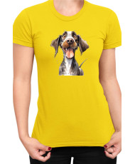 Дамска Тениска Funny Dogs Breeds German Pointer