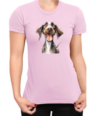 Дамска Тениска Funny Dogs Breeds German Pointer