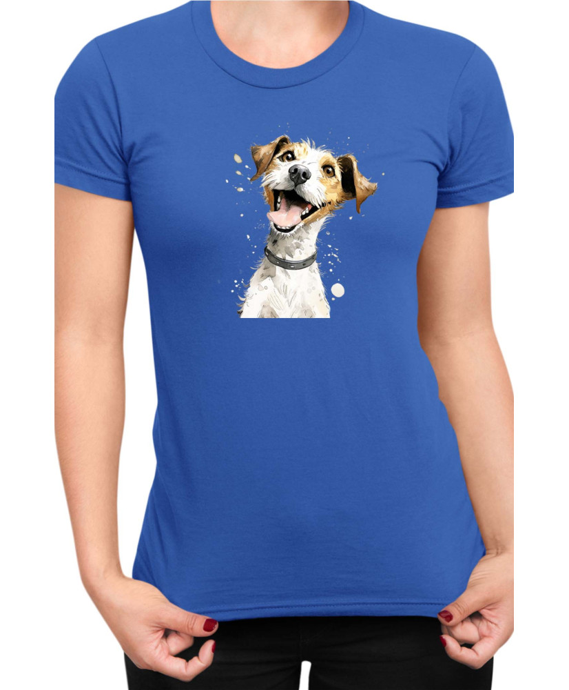 Дамска Тениска Funny Dogs Breeds Jack Russel Terrier