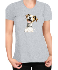 Дамска Тениска Funny Dogs Breeds Jack Russel Terrier