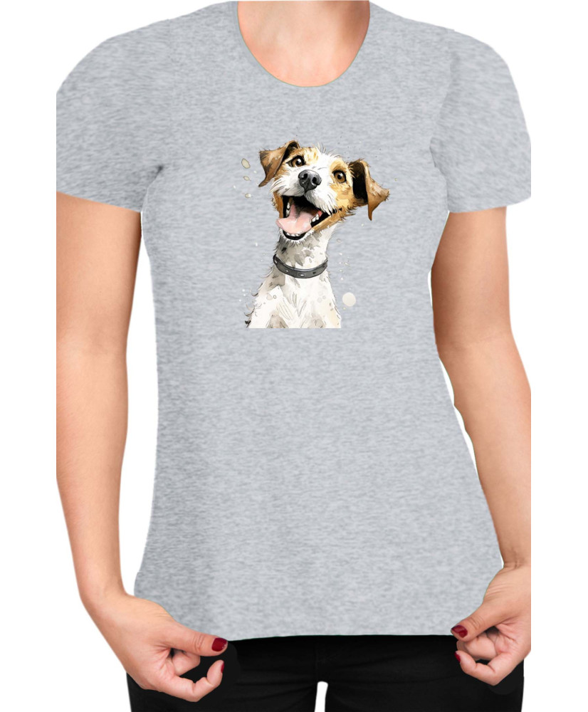 Дамска Тениска Funny Dogs Breeds Jack Russel Terrier