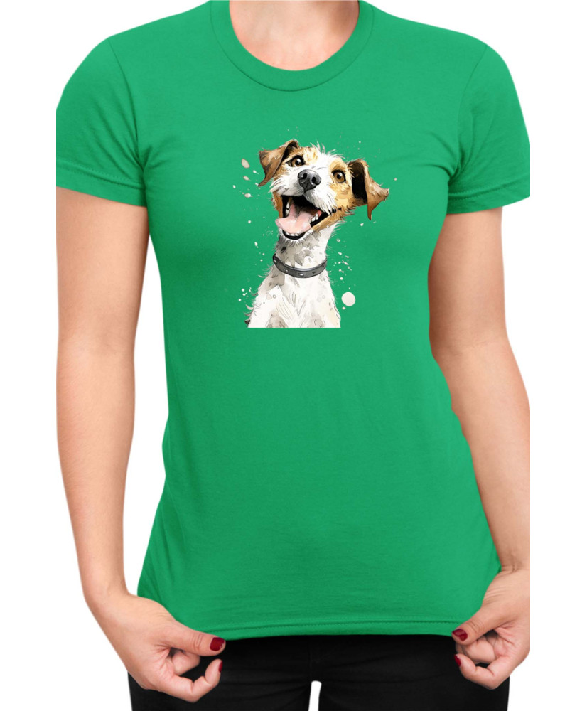 Дамска Тениска Funny Dogs Breeds Jack Russel Terrier