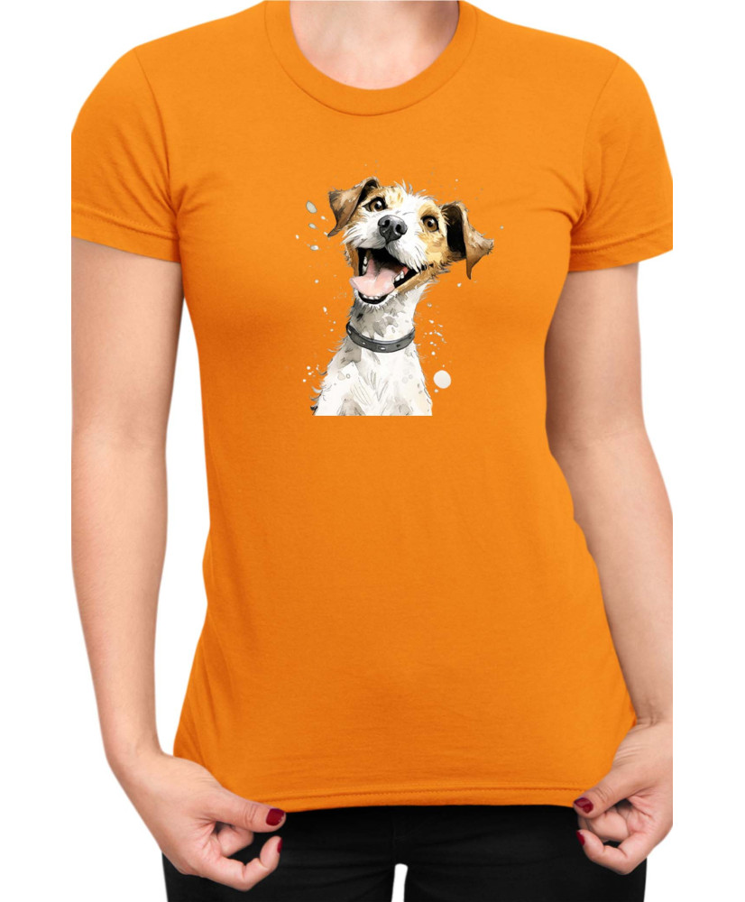 Дамска Тениска Funny Dogs Breeds Jack Russel Terrier
