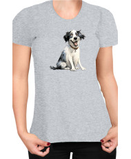 Дамска Тениска Funny Dogs Breeds Landseer