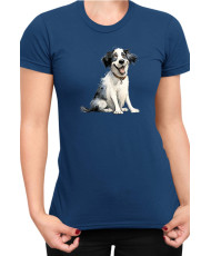 Дамска Тениска Funny Dogs Breeds Landseer