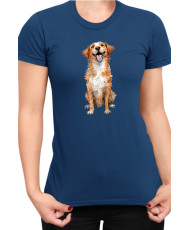 Дамска Тениска Funny Dogs Breeds Novia Scotia Duck Tolling Retriever