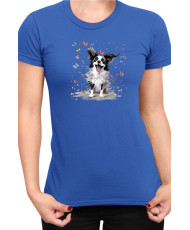 Дамска Тениска Funny Dogs Breeds Papillon