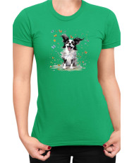 Дамска Тениска Funny Dogs Breeds Papillon