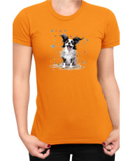Дамска Тениска Funny Dogs Breeds Papillon