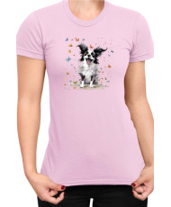 Дамска Тениска Funny Dogs Breeds Papillon