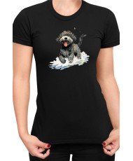 Дамска Тениска Funny Dogs Breeds Portugese Water Dog