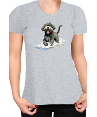 Дамска Тениска Funny Dogs Breeds Portugese Water Dog