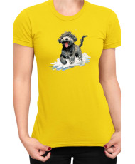 Дамска Тениска Funny Dogs Breeds Portugese Water Dog