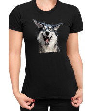 Дамска Тениска Funny Dogs Breeds Siberian Husky
