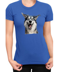 Дамска Тениска Funny Dogs Breeds Siberian Husky