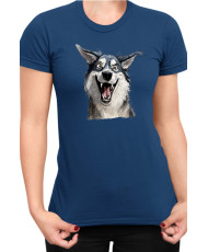 Дамска Тениска Funny Dogs Breeds Siberian Husky