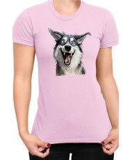 Дамска Тениска Funny Dogs Breeds Siberian Husky