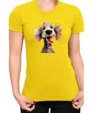 Дамска Тениска Funny Dogs Breeds Standard Poodle 01
