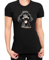 Дамска Тениска Funny Dogs Breeds Standard Poodle 02