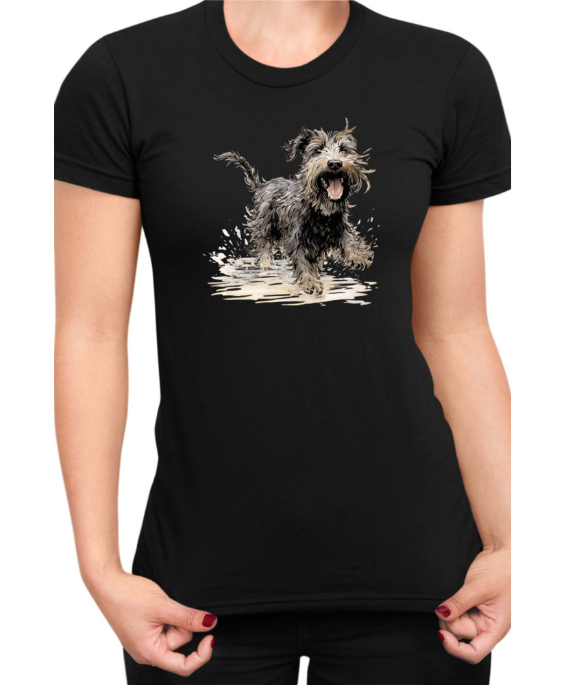 Дамска Тениска Funny Dogs Breeds Terrier Дамска Тениска Funny Dogs Breeds Terrier