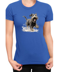 Дамска Тениска Funny Dogs Breeds Terrier
