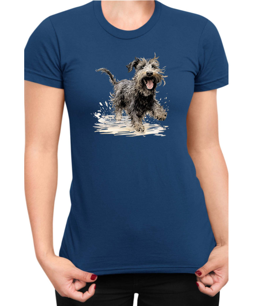 Дамска Тениска Funny Dogs Breeds Terrier