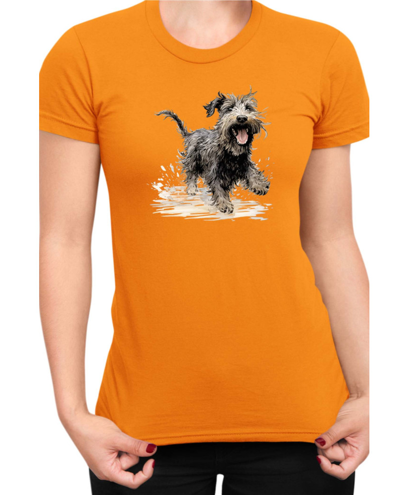 Дамска Тениска Funny Dogs Breeds Terrier