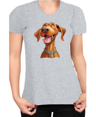Дамска Тениска Funny Dogs Breeds Vizsla