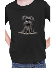 Детска Тениска Funny Dogs Breeds Affenpinscher