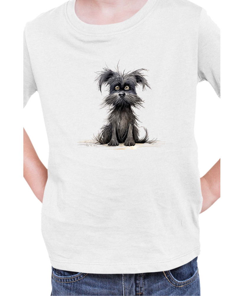 Детска Тениска Funny Dogs Breeds Affenpinscher
