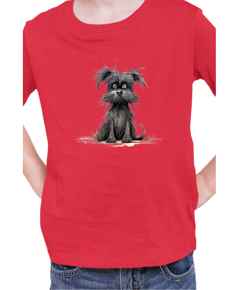 Детска Тениска Funny Dogs Breeds Affenpinscher