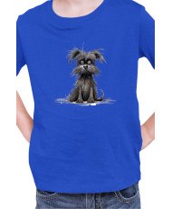 Детска Тениска Funny Dogs Breeds Affenpinscher
