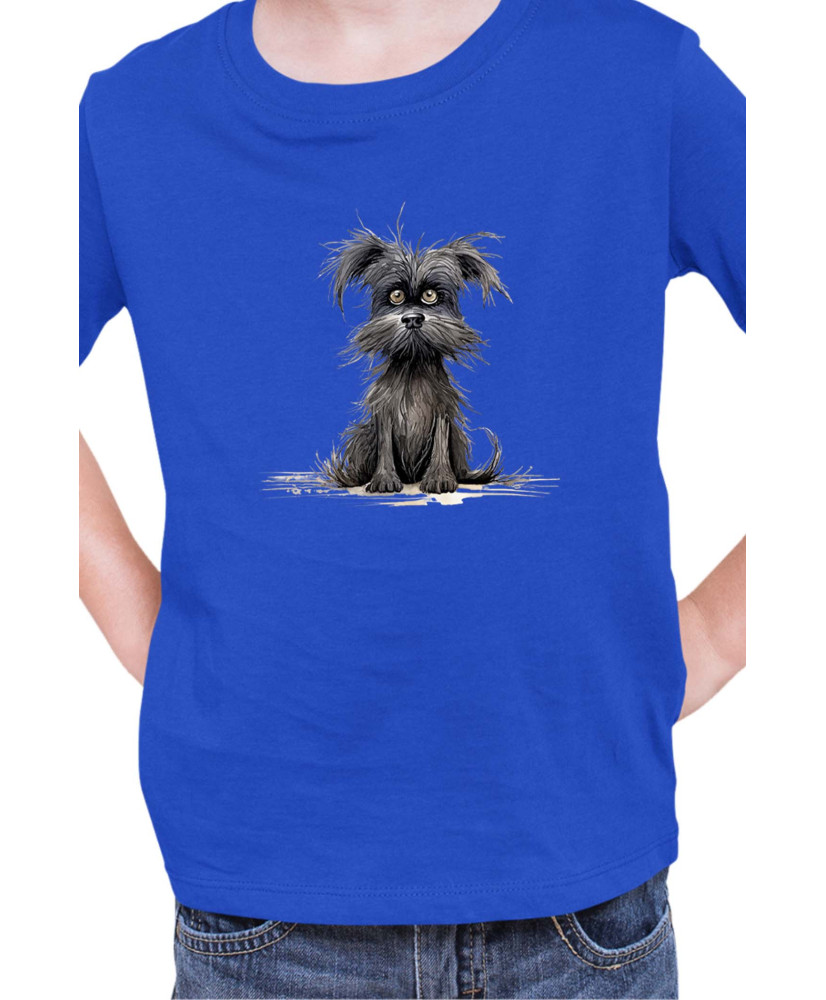 Детска Тениска Funny Dogs Breeds Affenpinscher