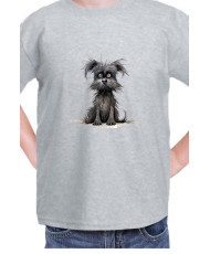 Детска Тениска Funny Dogs Breeds Affenpinscher