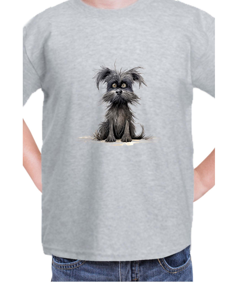 Детска Тениска Funny Dogs Breeds Affenpinscher