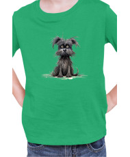 Детска Тениска Funny Dogs Breeds Affenpinscher