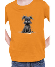 Детска Тениска Funny Dogs Breeds Affenpinscher