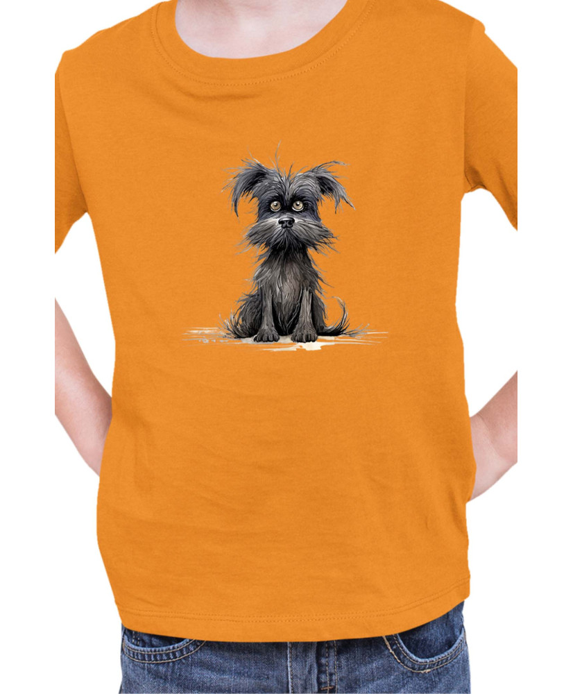 Детска Тениска Funny Dogs Breeds Affenpinscher