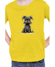 Детска Тениска Funny Dogs Breeds Affenpinscher