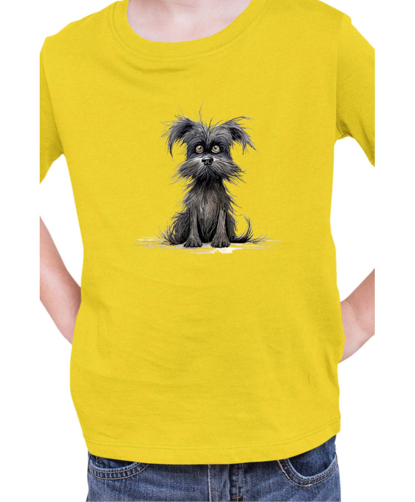 Детска Тениска Funny Dogs Breeds Affenpinscher
