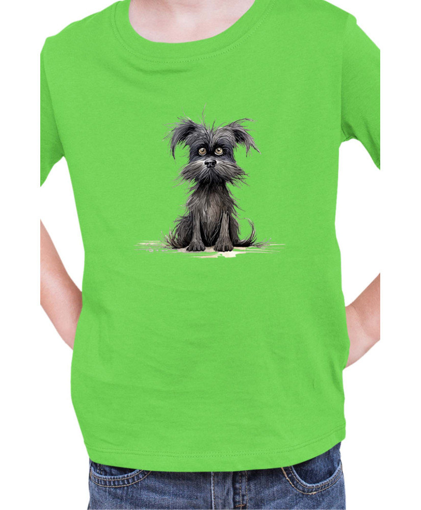 Детска Тениска Funny Dogs Breeds Affenpinscher