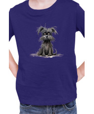Детска Тениска Funny Dogs Breeds Affenpinscher