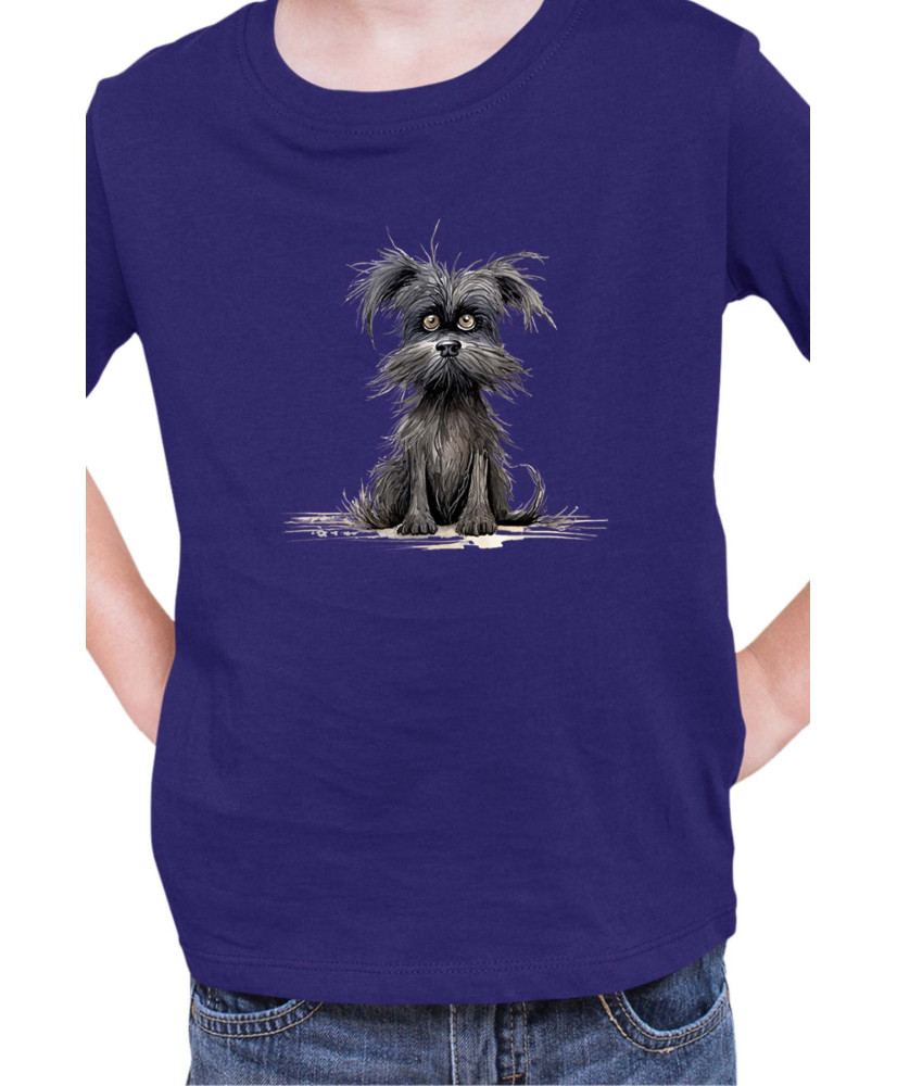 Детска Тениска Funny Dogs Breeds Affenpinscher