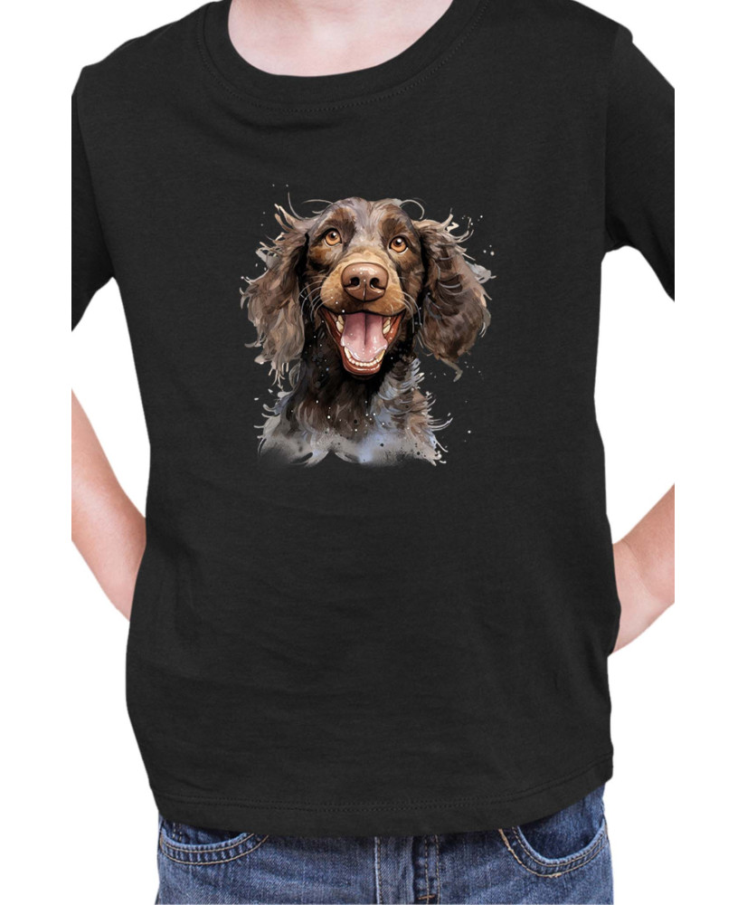 Детска Тениска Funny Dogs Breeds American Water Spaniel 01