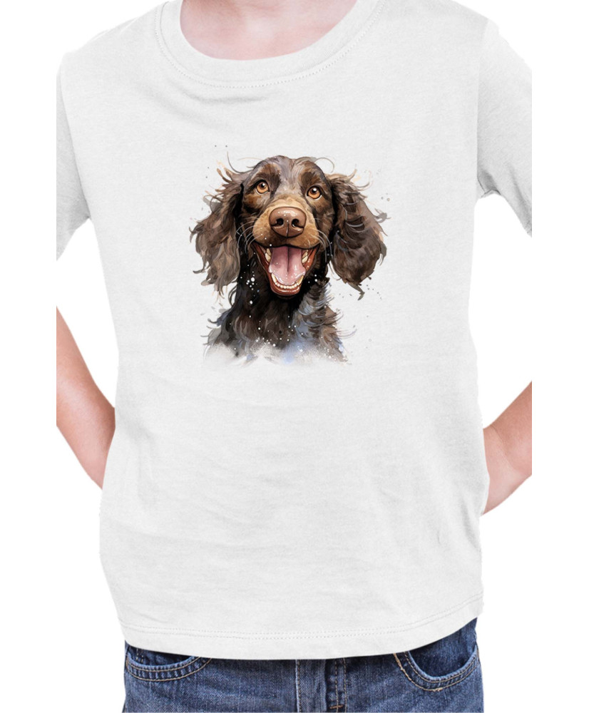 Детска Тениска Funny Dogs Breeds American Water Spaniel 01