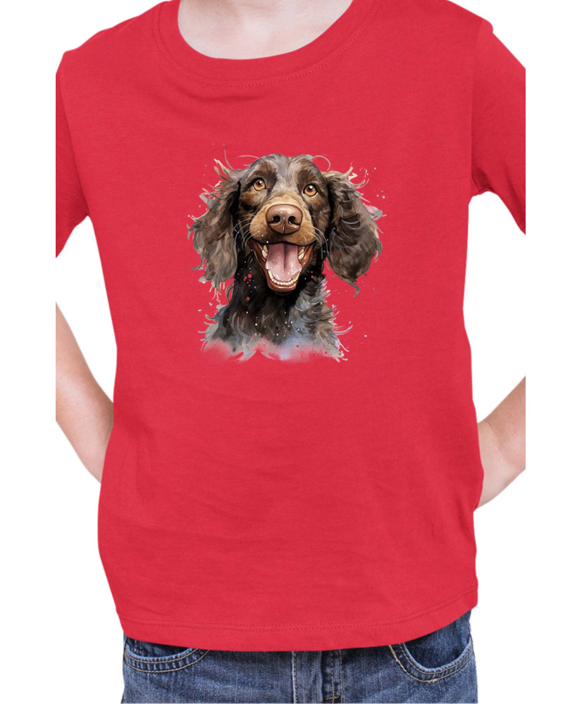 Детска Тениска Funny Dogs Breeds American Water Spaniel 01