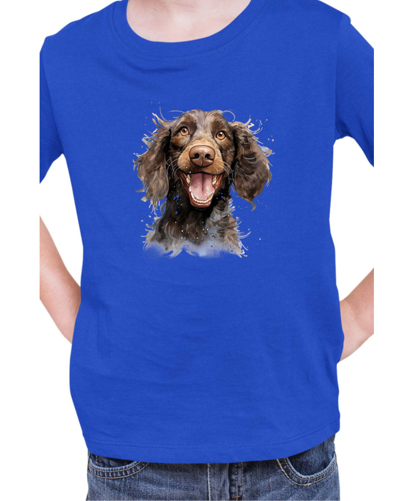 Детска Тениска Funny Dogs Breeds American Water Spaniel 01