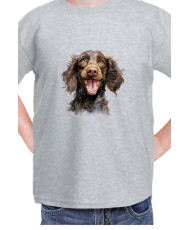 Детска Тениска Funny Dogs Breeds American Water Spaniel 01