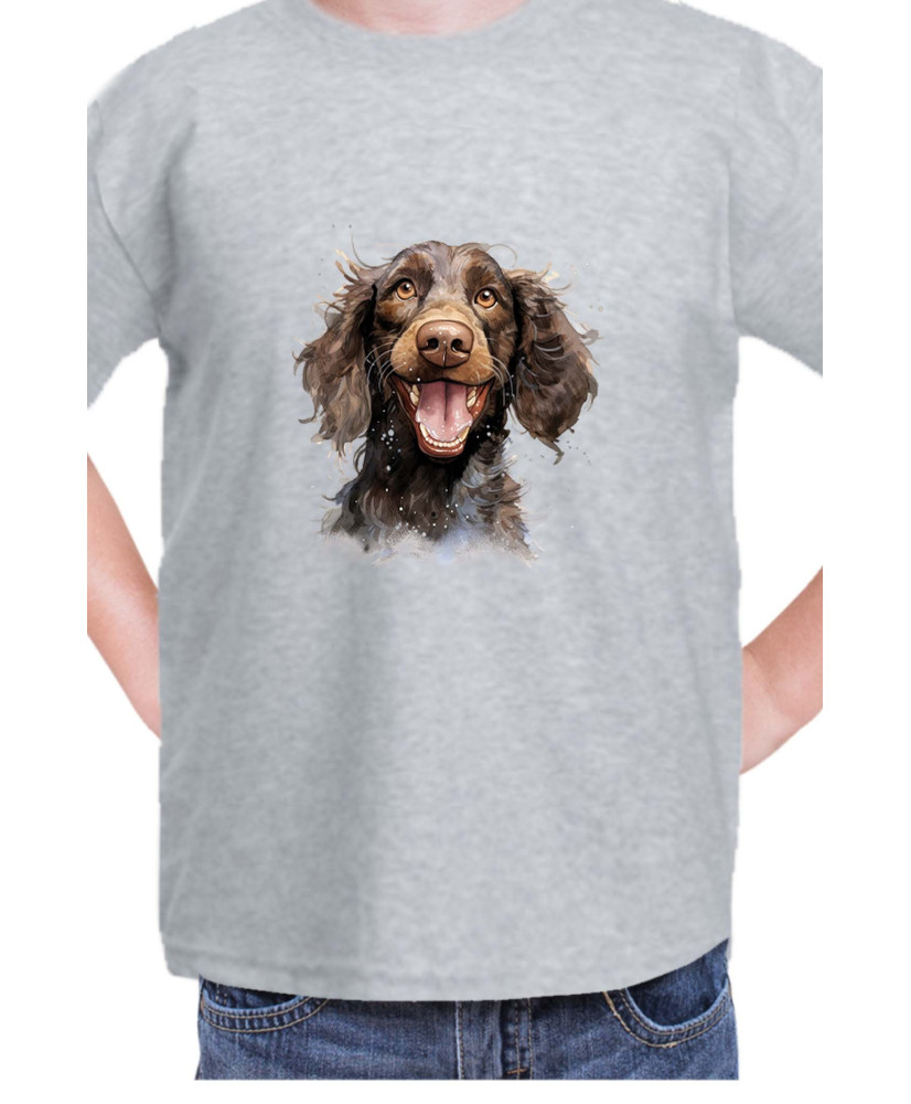 Детска Тениска Funny Dogs Breeds American Water Spaniel 01