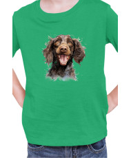 Детска Тениска Funny Dogs Breeds American Water Spaniel 01